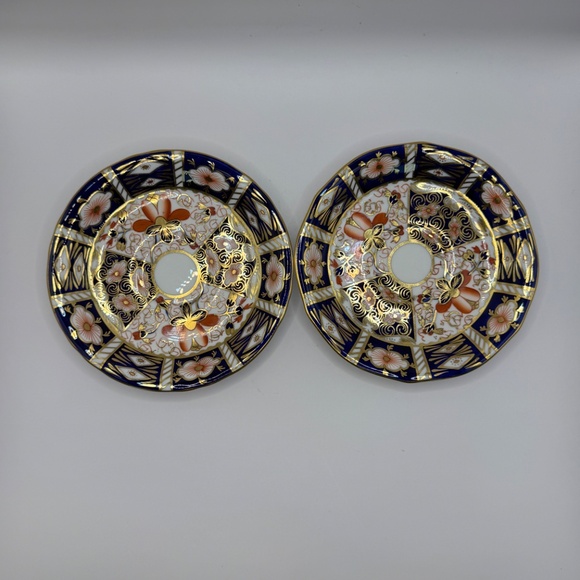 Royal Crown Derby Imari 2451 tea cup 3 piece set. Dover shape tea/coffee cup set - Picture 9 of 10